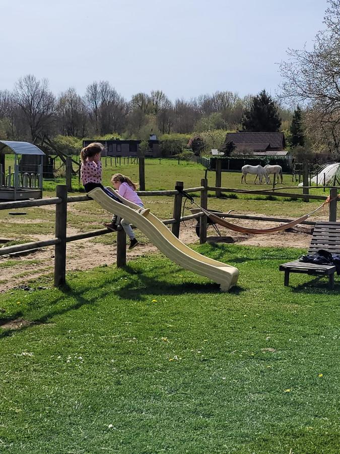 Slapen Tussen De Ezels In De Yurt Hotel Aarschot Eksteriør billede